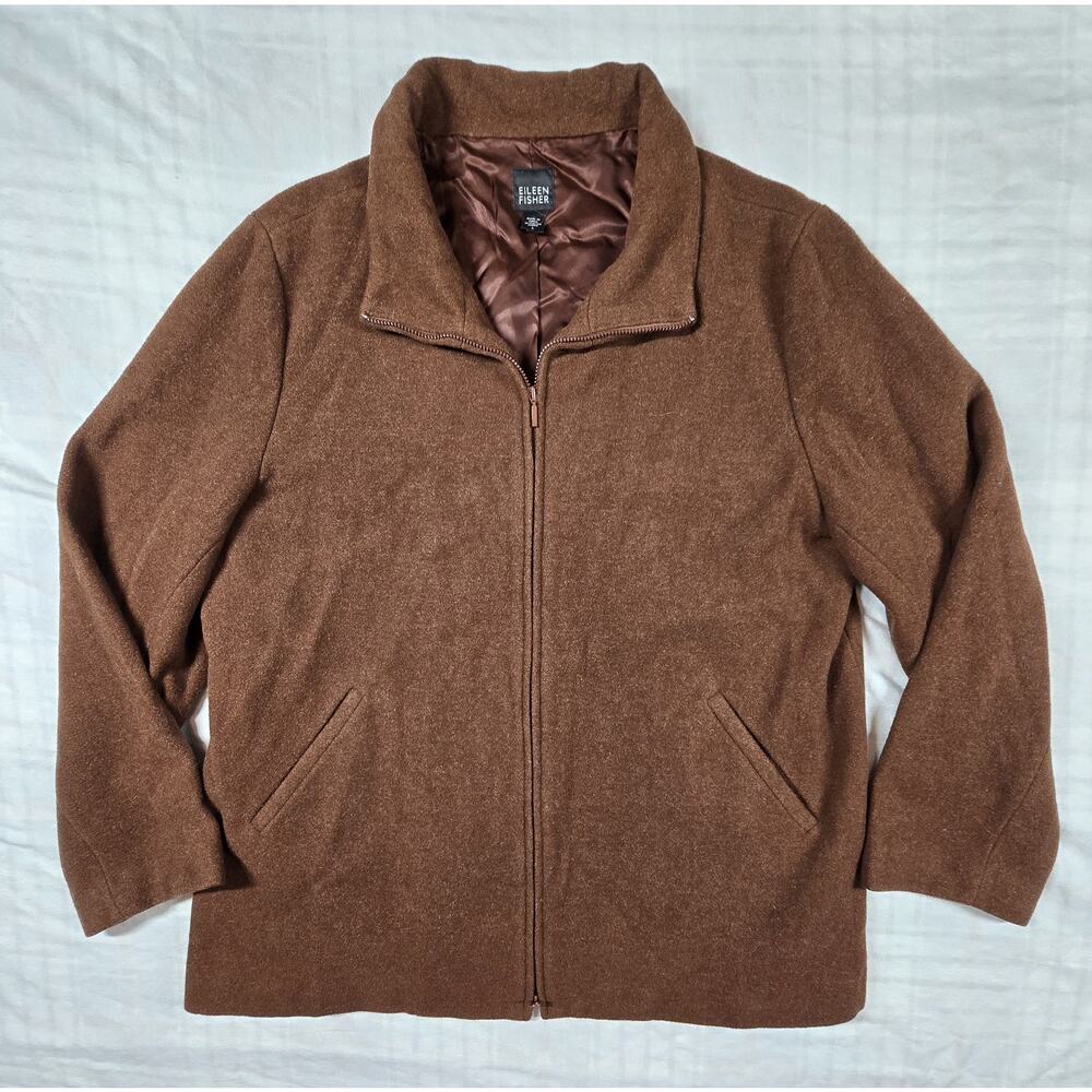 Eileen Fisher Brown Trench Coat